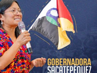 Angelina Aspuac, nombrada gobernadora del departamento guatemalteco de Sacatepéquez