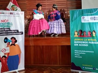 Perú: ¡Por una participación igualitaria, libre de acoso político!