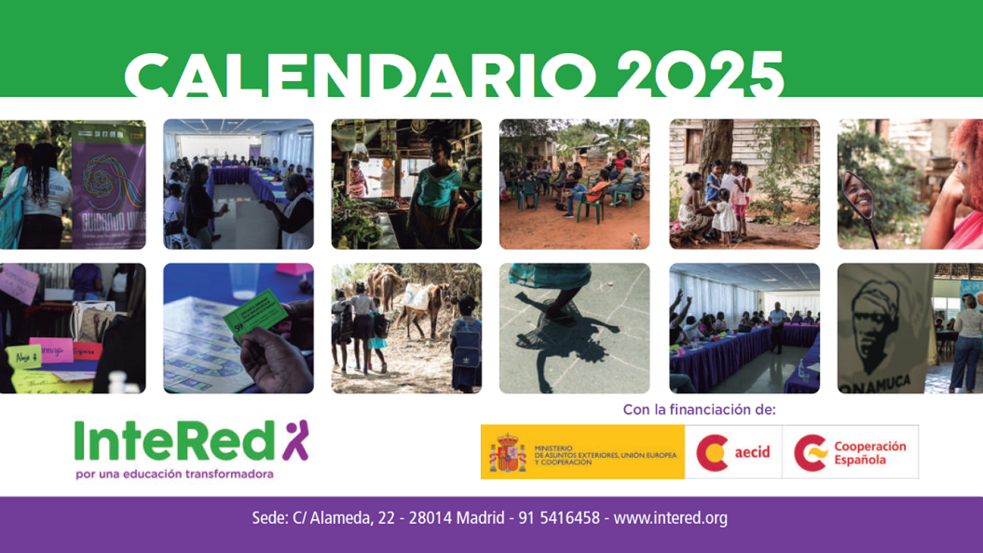 Calendario 2025 de InteRed