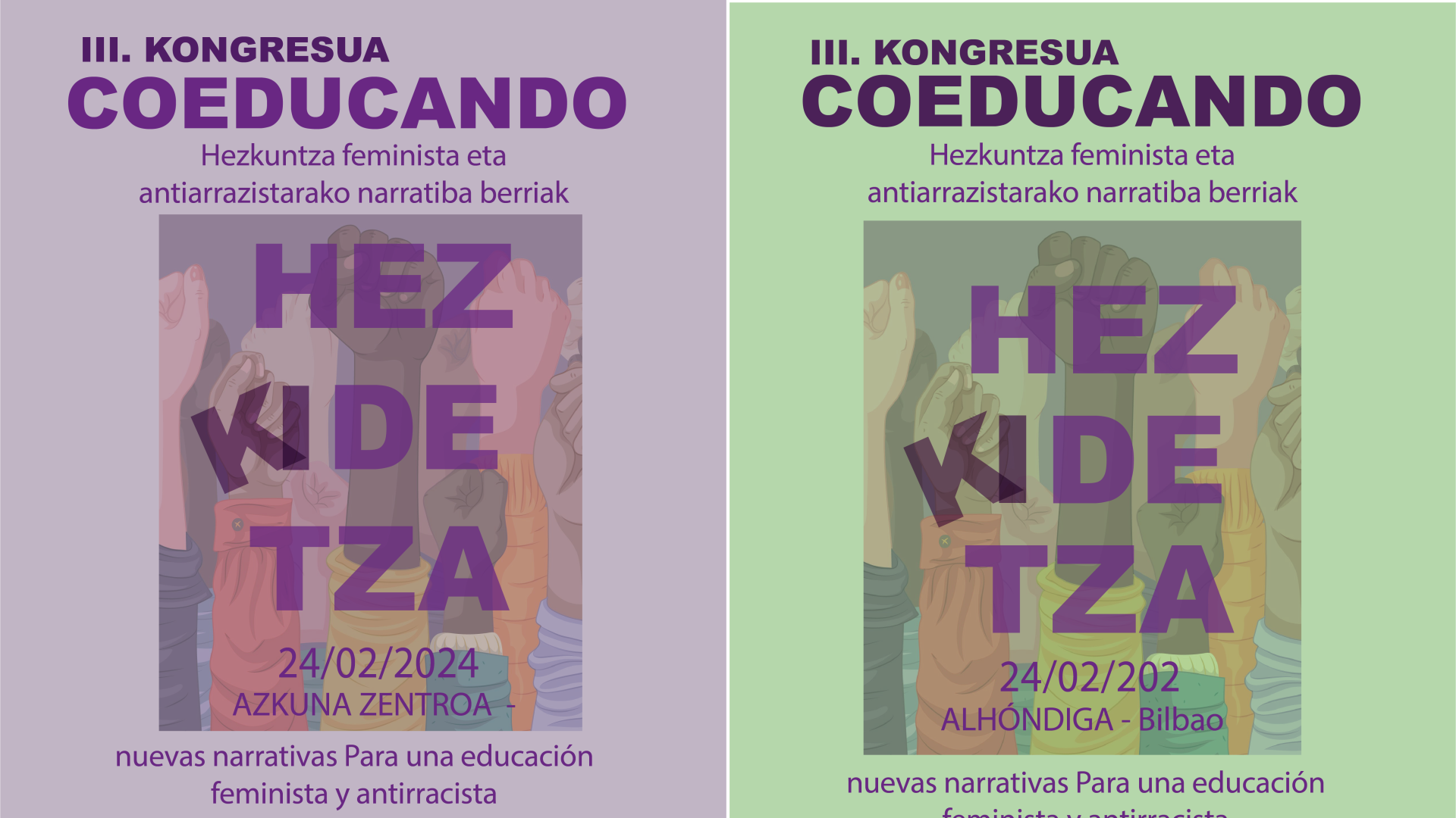 Congreso de Coeducación "Nuevas Narrativas para una educación feminista y antirracista"