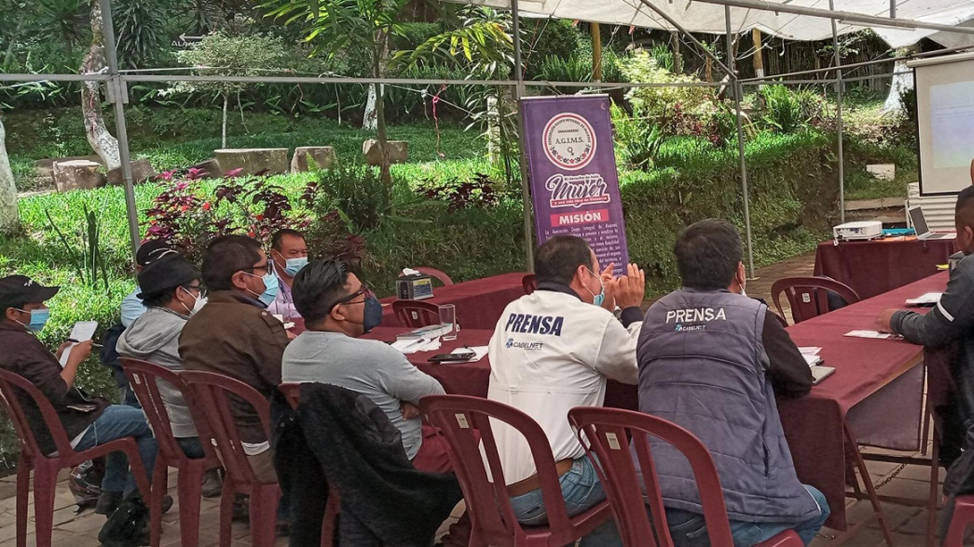 Formación a medios de comunicación en Guatemala