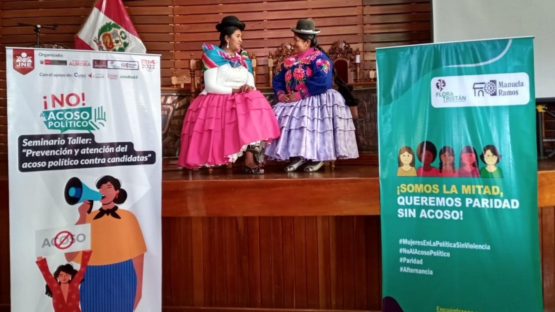 Perú: ¡Por una participación igualitaria, libre de acoso político!