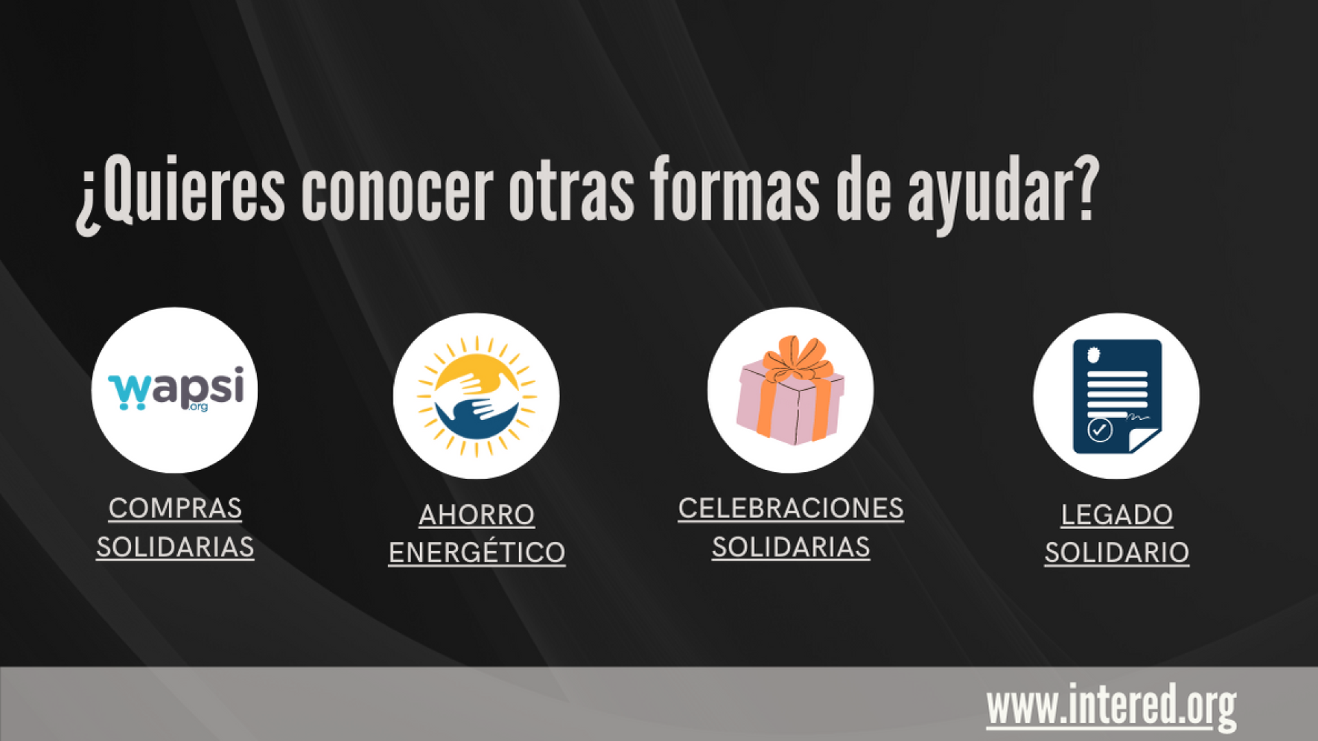 Otras formas de colaborar con InteRed